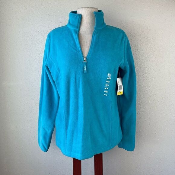 NWT PBX Basics Half Zip Fleece Top Size M - Picture 1 of 6
